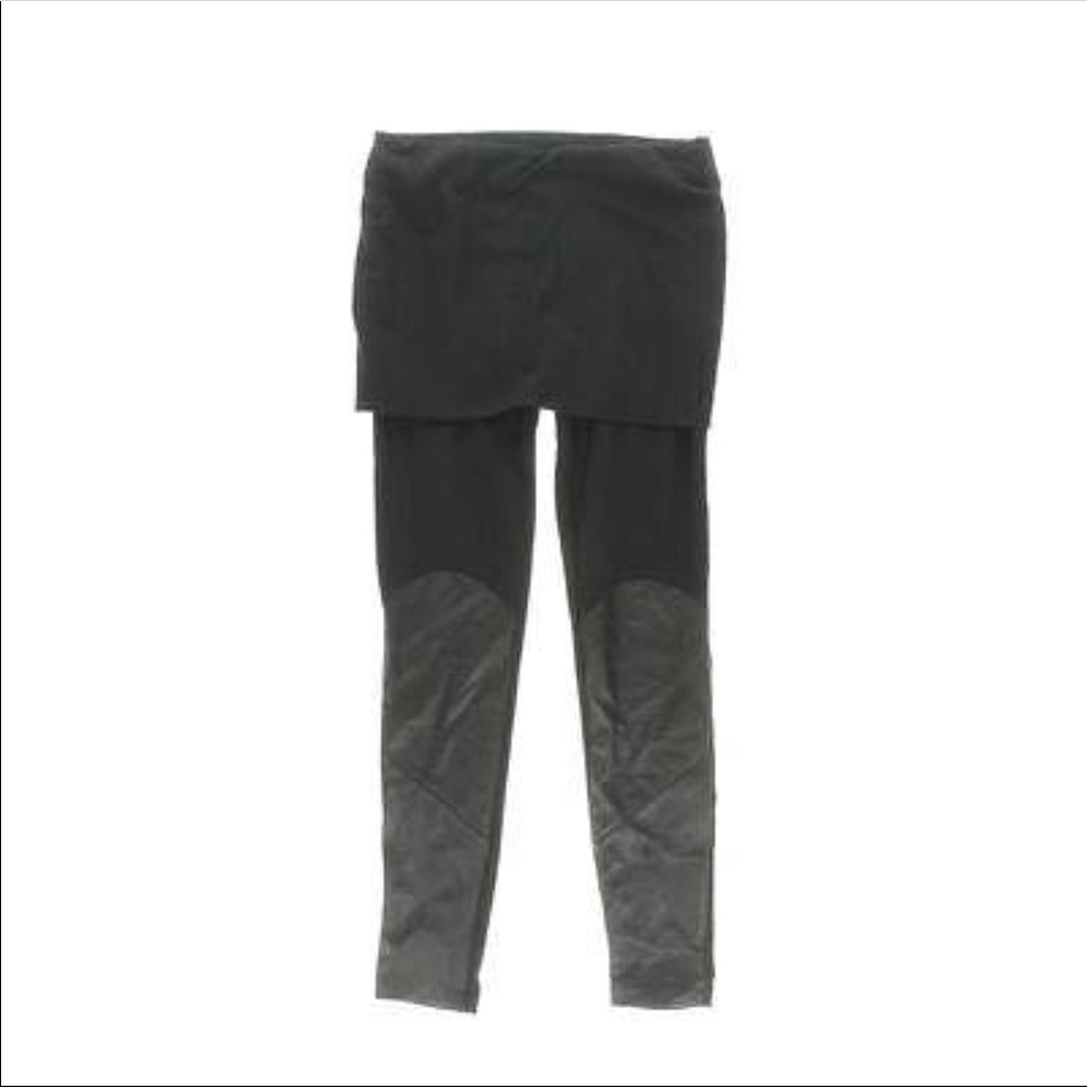 DKNY Pure Skirted Leather Yoga Legging